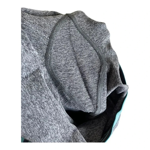 Gymshark Grey Flex with Teal Band Workout Leggings - Picture 9 of 9
